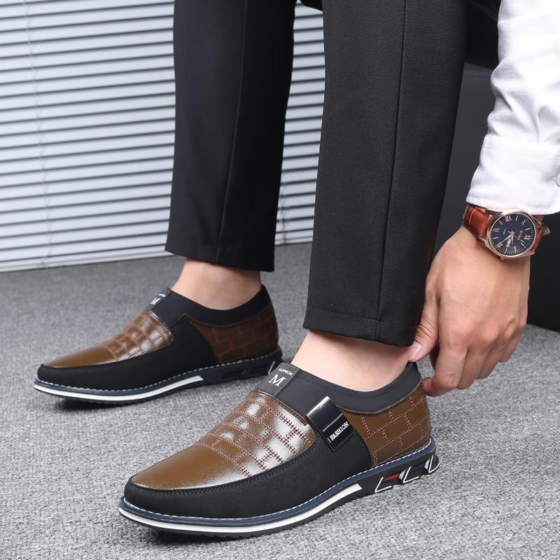 Ademend Leren Herenschoenen Belleza