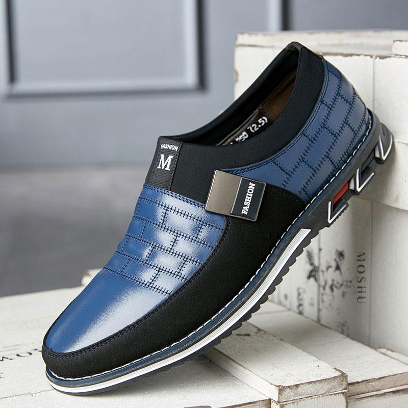 Ademend Leren Herenschoenen Belleza