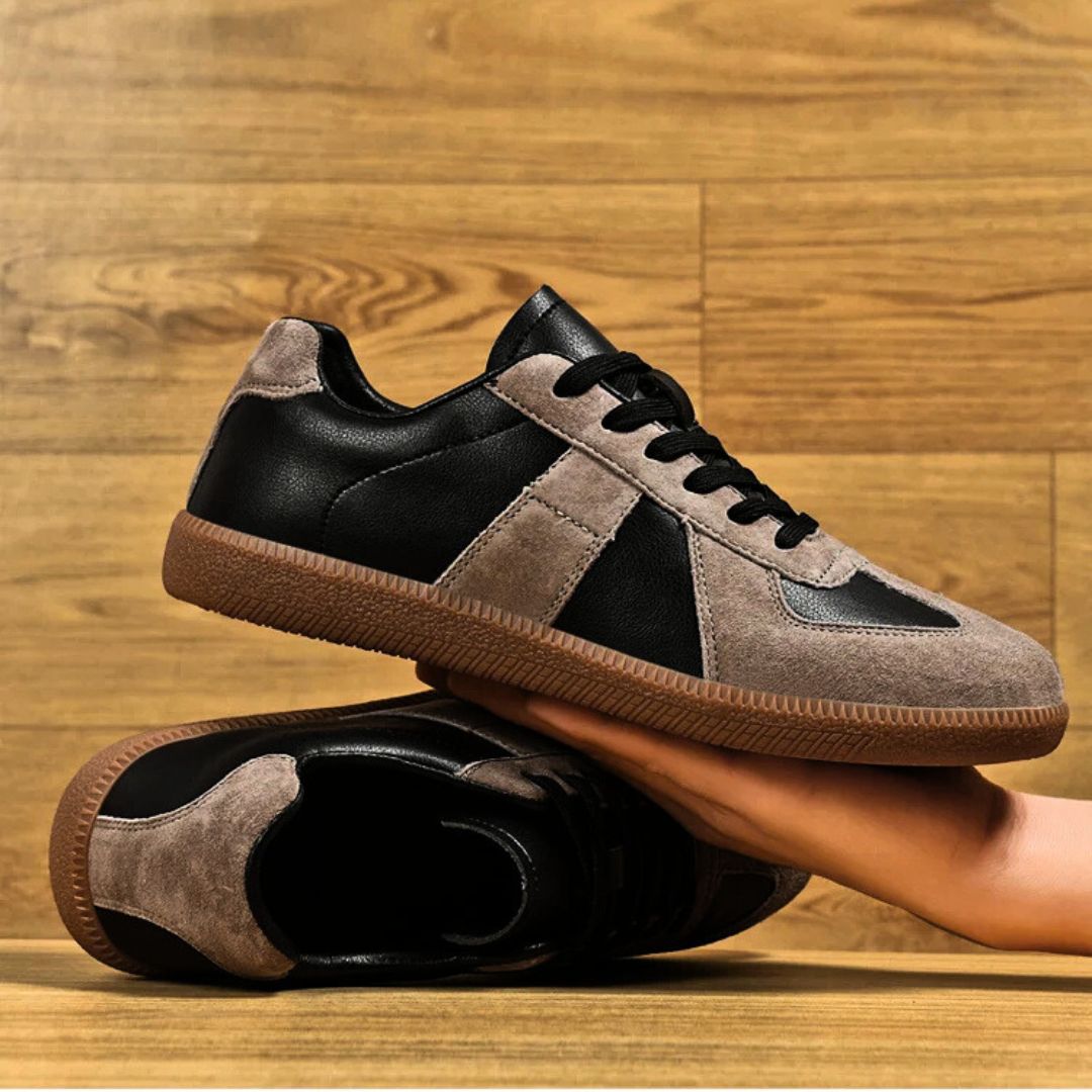 Heren Sneakers van Leer en Suède met Comfortabele Zolen 7